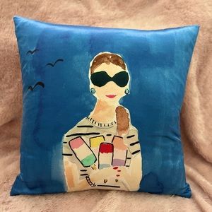 Kate Spade New York Silk Throw Pillow NWOT